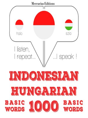 cover image of 1000 kata-kata penting di Hungaria
